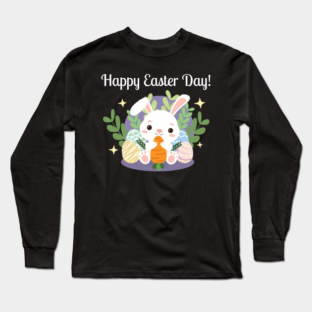 Happy Easter Day! Long Sleeve T-Shirt by Chiasterpiece